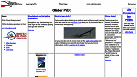 What Glider-pilot.co.uk website looked like in 2019 (4 years ago)