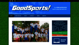 What Goodsportsyouthcamp.com website looked like in 2019 (4 years ago)