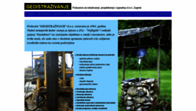 What Geoistrazivanje.com website looked like in 2019 (4 years ago)