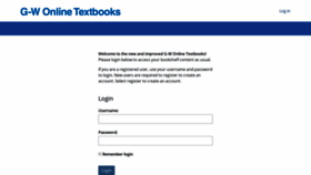 What G-wonlinetextbooks.com website looked like in 2019 (4 years ago)