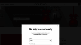 What Golfino.com website looked like in 2019 (4 years ago)