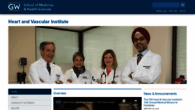 What Gwheartandvascular.org website looked like in 2019 (4 years ago)