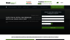 What Greatgrass.co website looked like in 2019 (4 years ago)