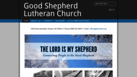 What Goodshepherdholmen.org website looked like in 2019 (4 years ago)