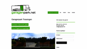 What Garagenpark.net website looked like in 2019 (4 years ago)