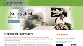 What Gynaekolog-vittrup.dk website looked like in 2019 (4 years ago)