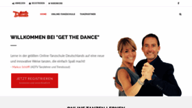 What Getthedance.com website looked like in 2019 (4 years ago)