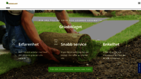 What Grasbolaget.se website looked like in 2019 (4 years ago)