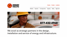 What Gregoryelectric.com website looked like in 2019 (4 years ago)