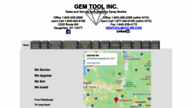 What Gemtool-inc.com website looked like in 2019 (4 years ago)