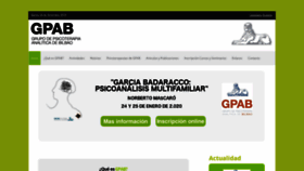 What Gpab.org website looked like in 2019 (4 years ago)