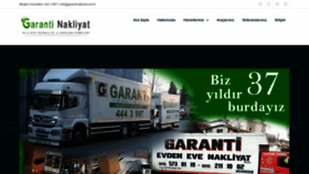 What Garantinakliyat.com website looked like in 2019 (4 years ago)