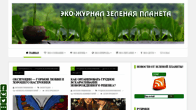 What Greenplaneta.org website looked like in 2019 (4 years ago)