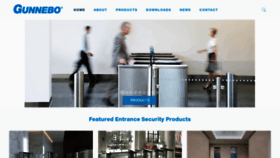 What Gunneboentrancesecurity.com website looked like in 2019 (4 years ago)