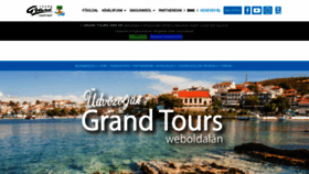 What Grandtours.hu website looked like in 2019 (4 years ago)
