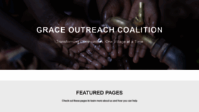 What Graceoutreachcoalition.org website looked like in 2019 (4 years ago)
