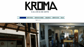 What Galeriakroma.com website looked like in 2019 (4 years ago)