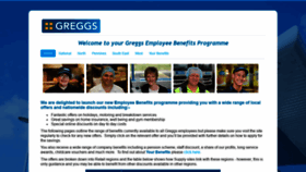 What Greggsemployeebenefits.co.uk website looked like in 2019 (4 years ago)