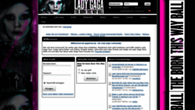What Gagafans.de website looked like in 2019 (4 years ago)