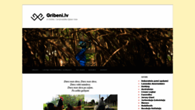 What Gribeni.lv website looked like in 2019 (4 years ago)