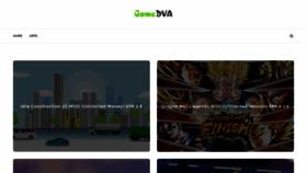 What Gamedva.com website looked like in 2019 (4 years ago)