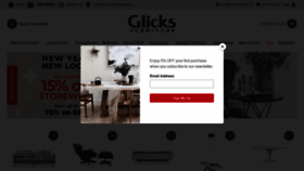 What Glicksfurniture.com.au website looked like in 2019 (4 years ago)