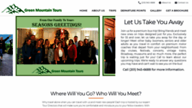 What Greenmountaintours.com website looked like in 2019 (4 years ago)