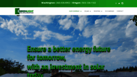 What Greenlight-solar.com website looked like in 2019 (4 years ago)