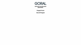 What Goral.net website looked like in 2019 (4 years ago)