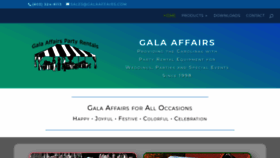 What Galaaffairs.com website looked like in 2019 (4 years ago)