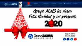 What Grupoacms.es website looked like in 2019 (4 years ago)