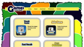 What Gamestolearnenglish.com website looked like in 2019 (4 years ago)
