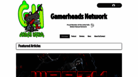 What Gamerheadspodcast.com website looked like in 2019 (4 years ago)
