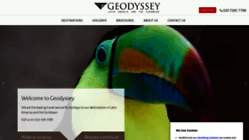 What Geodyssey.co.uk website looked like in 2019 (4 years ago)