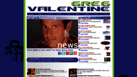 What Gregvalentine.com website looked like in 2019 (4 years ago)