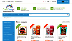 What Guiltfree.pl website looked like in 2019 (5 years ago)