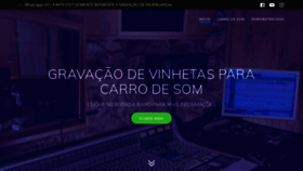 What Gravacaovinhetacarrodesom.com.br website looked like in 2019 (4 years ago)