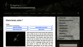 What Gitarren-max.de website looked like in 2019 (4 years ago)