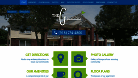 What Greensatowasso.apartments website looked like in 2020 (4 years ago)