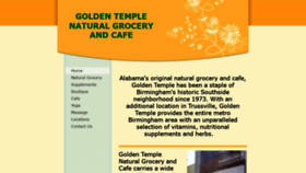 What Goldentemplehealthfoods.com website looked like in 2020 (4 years ago)