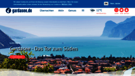 What Gardasee.de website looked like in 2020 (4 years ago)