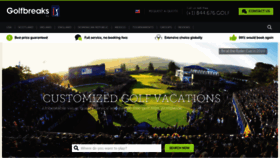 What Golfbreaks.com website looked like in 2020 (4 years ago)