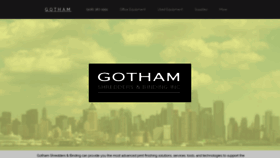 What Gothamshredbind.com website looked like in 2020 (4 years ago)