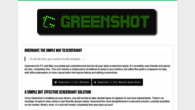 What Greenshot.org website looked like in 2020 (4 years ago)