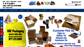 What Gbepackaging.com website looked like in 2020 (4 years ago)