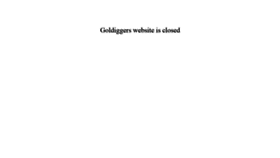 What Goldiggers.com website looked like in 2020 (4 years ago)