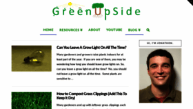 What Greenupside.com website looked like in 2020 (4 years ago)