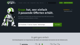 What Gryps.ch website looked like in 2020 (4 years ago)