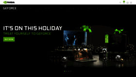 What Geforce.com website looked like in 2020 (4 years ago)