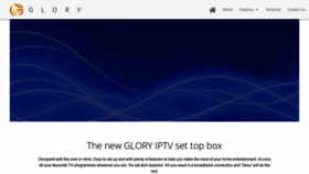What Gloryiptv.com website looked like in 2020 (4 years ago)